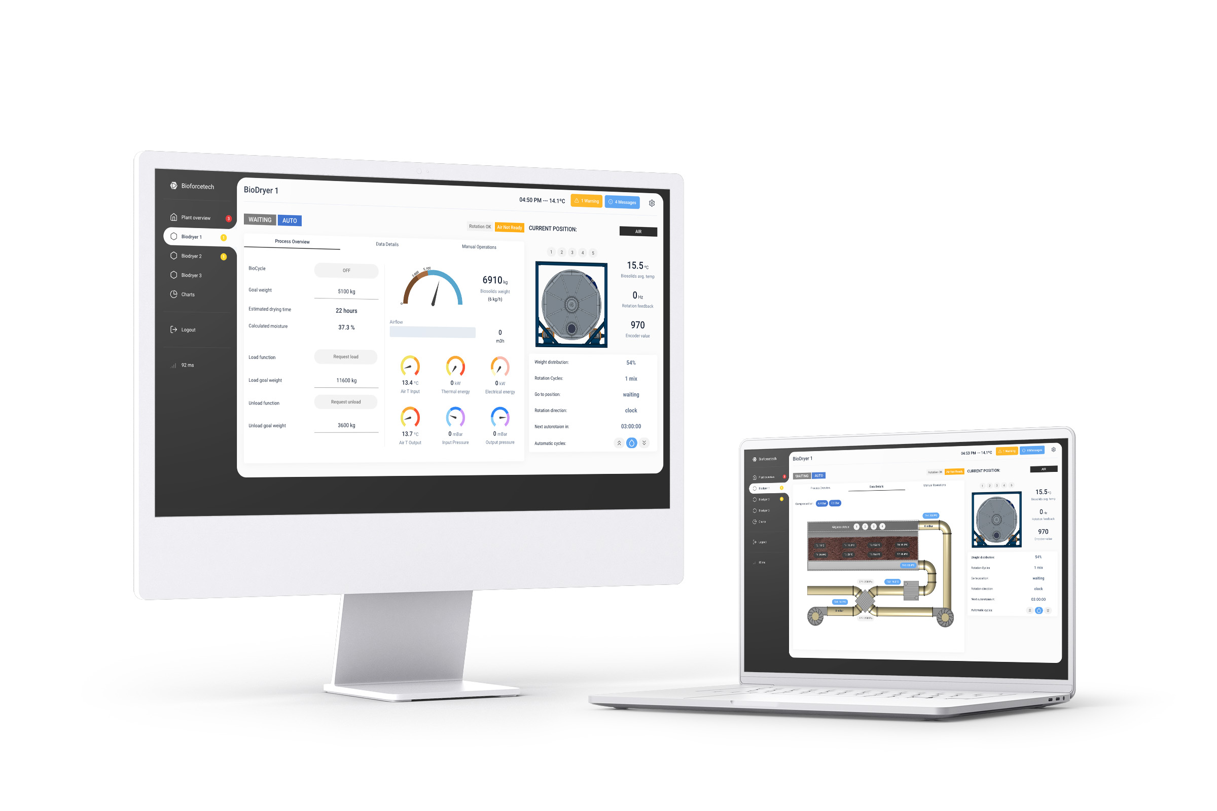 HMI Overview | Bioforcetech Manuals and Online Documentation
